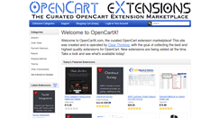 Desktop Screenshot of opencartx.com